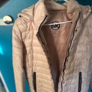 Michael Kors Women's Beige Puffer Jacket